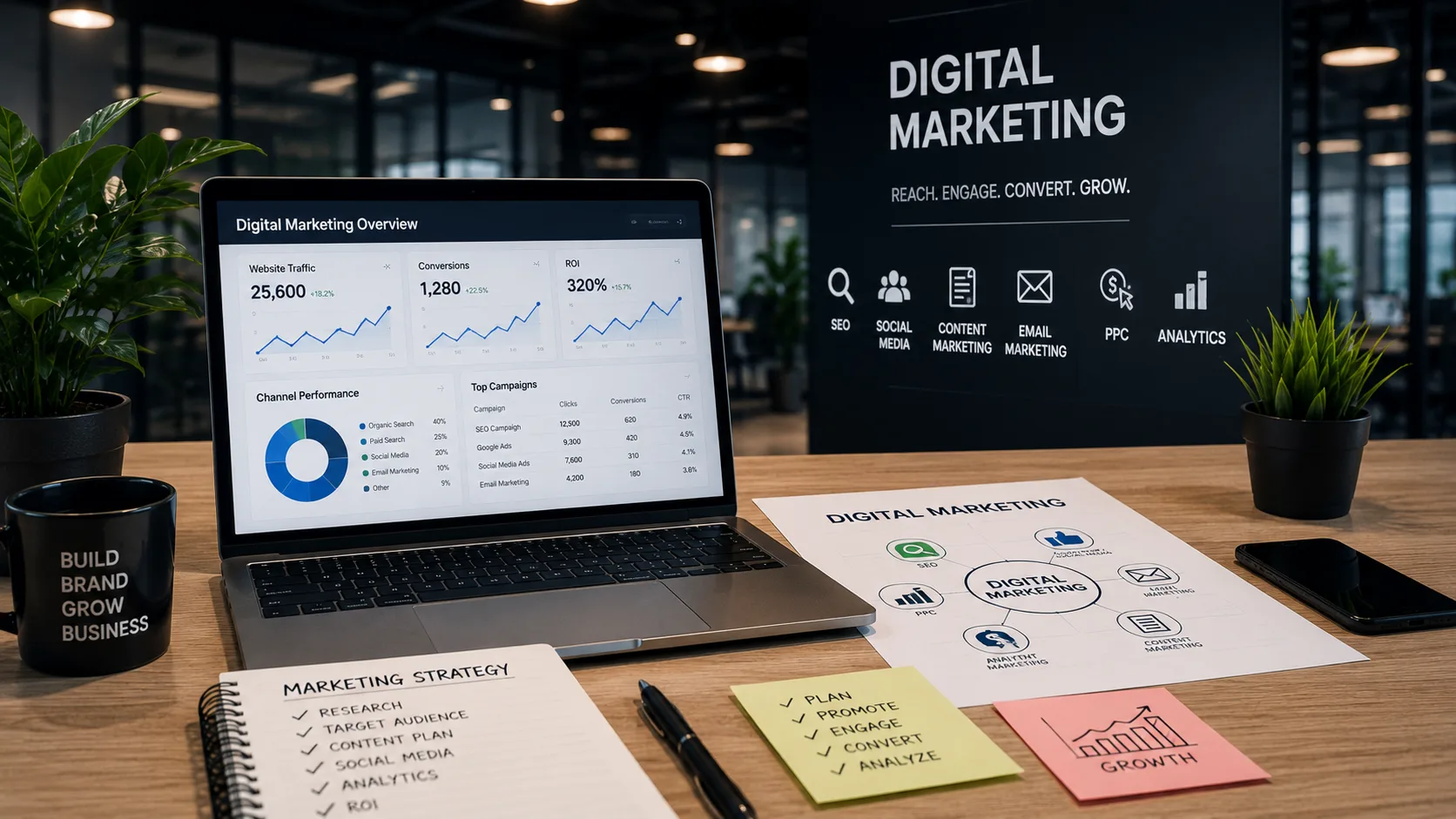 Digital Marketing Background