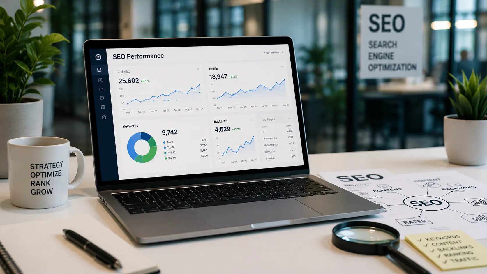 SEO Services Background